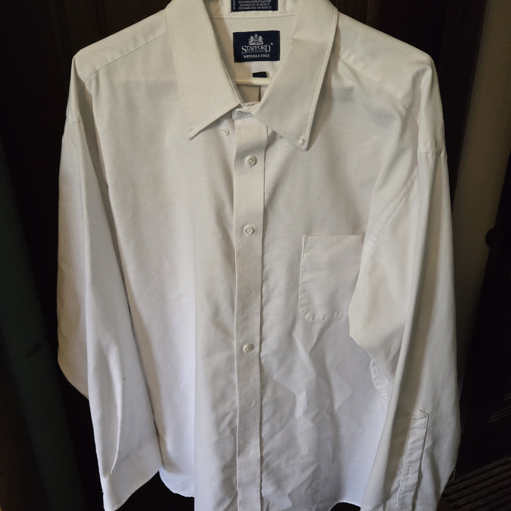 Oxford White Dress Shirt for Men